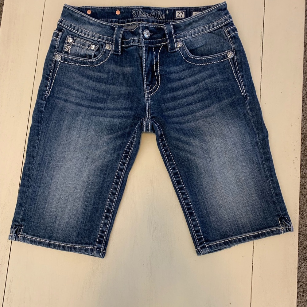 Miss Me Bermuda shorts